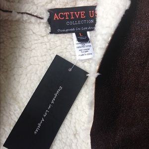 active usa Jackets & Coats - Faux fur vest active usa Jackets & Coats - Faux fur vest